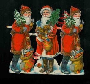 Coppia di Babbo Natale,