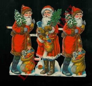 Coppia di Babbo Natale,