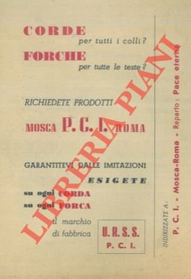 Corde per tutti i colli? Forche per tutte le teste?