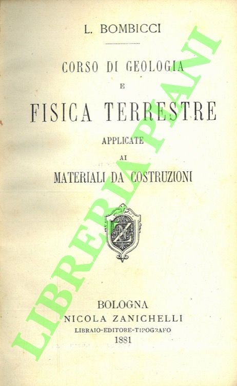 Corso di geologia e fisica terrestre applicate ai materiali da …