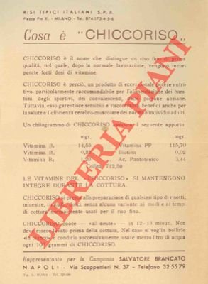 Cosa è "Chiccoriso".