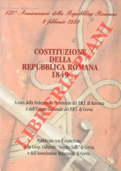 Costituzione della Repubblica Romana 1849.