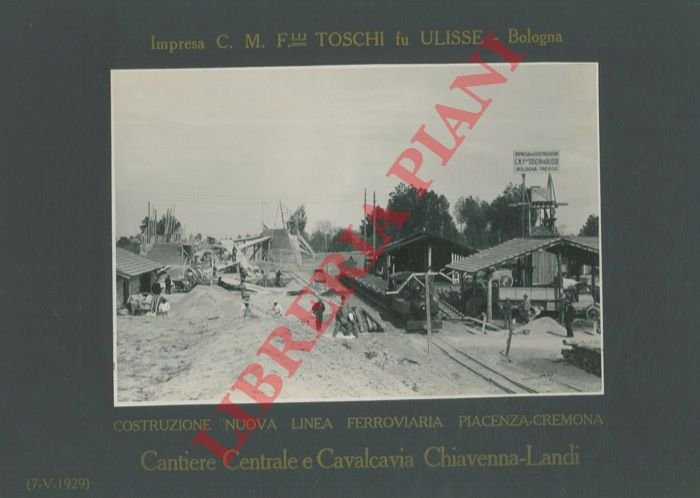 Costruzione nuova linea ferroviaria Piacenza - Cremona. Costruzione del Cavalcavia …