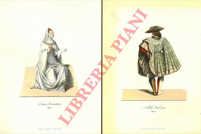 Costumi medievali. MCCC/MCCCC.