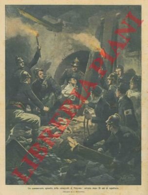 Crollo di una casa a Palermo per una esplosione.