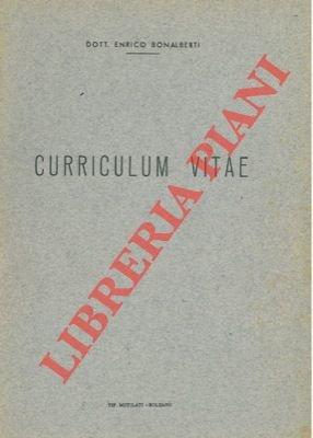 Curriculum vitae.