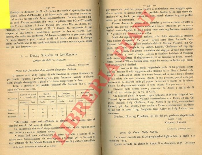 Dalla Stazione di Let-Marefià.