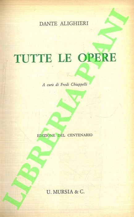 Dante Alighieri. Tutte le opere. | Immagine Gallery 2