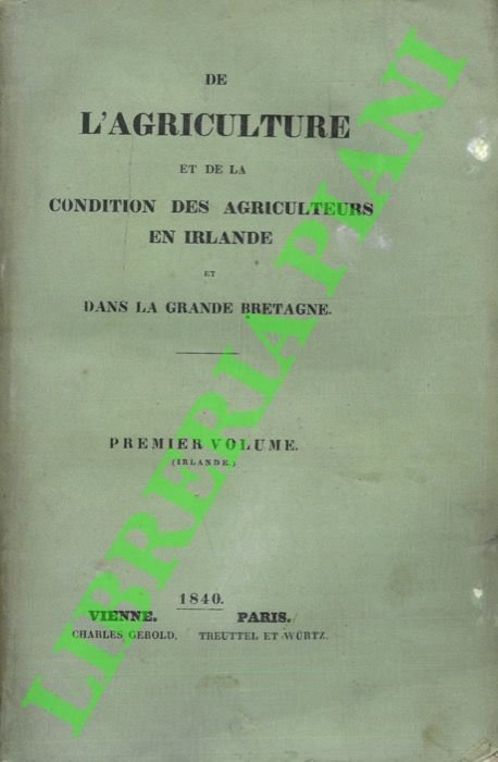 De l'agriculture et de la conditions des agriculteurs en Irlande …