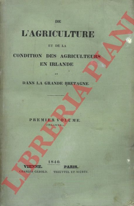 De l'agriculture et de la conditions des agriculteurs en Irlande …