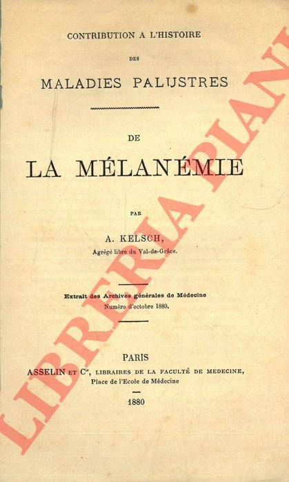 De la mélanémie.