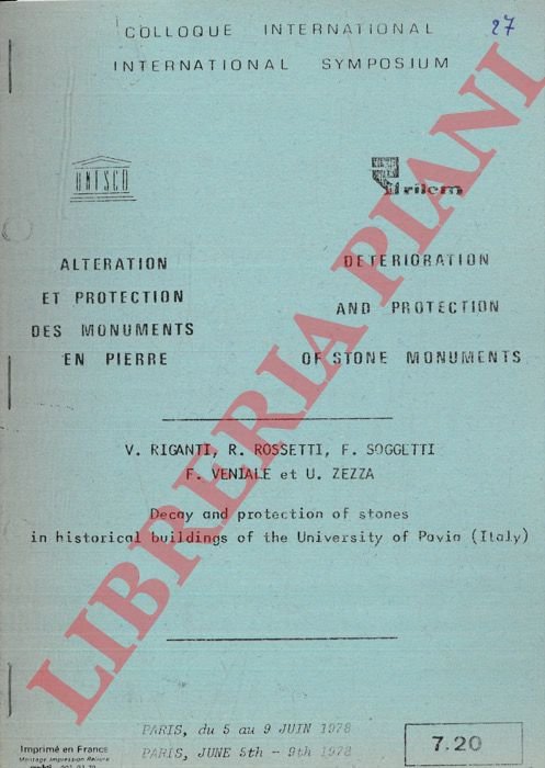 Decay and Protection of Stones in Historical Buildings of the …