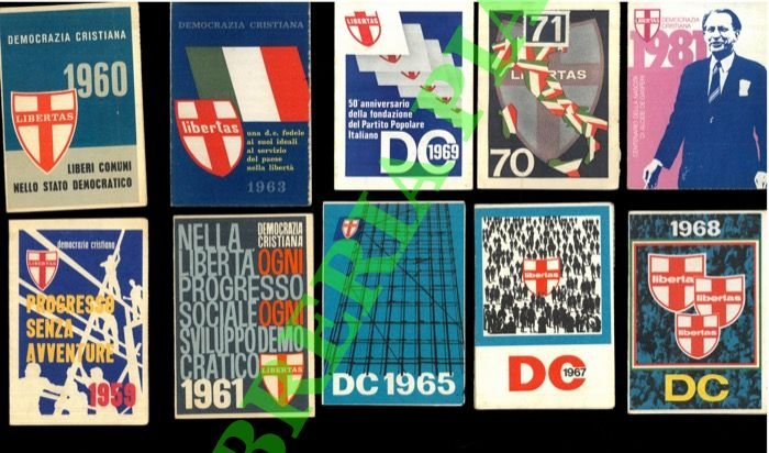 Del 1950, 1955 al 1961, 1963 al 1970, 1981.