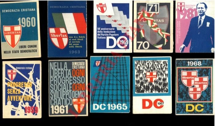 Del 1950, 1955 al 1961, 1963 al 1970, 1981.