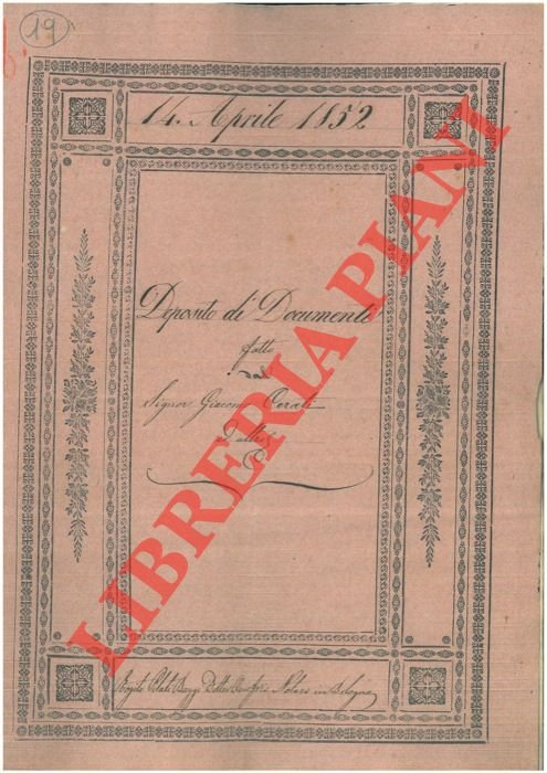 Deposito di documenti.