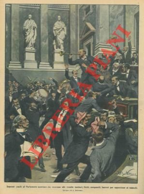 Deputati czechi al Parlamento austriaco ricorrono a trombe, tamburi, fischi, …