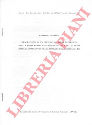 Descrizione di un metodo di stima indiretto per le popolazioni …