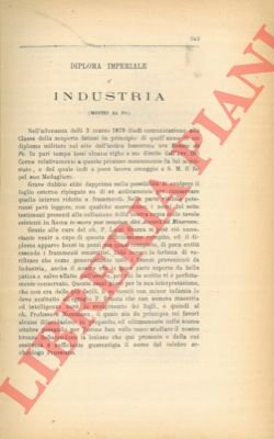 Diploma imperiale d'industria (Monteu da Po).