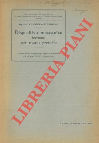 Dispositivo meccanico brevettato per mano prensile. | Immagine Gallery 2