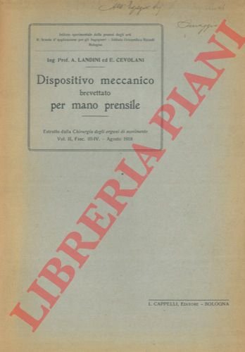 Dispositivo meccanico brevettato per mano prensile. | Immagine Gallery 3
