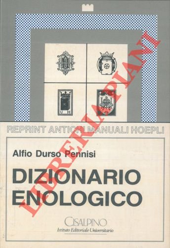 Dizionario enologico.