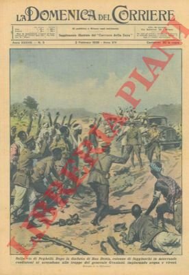 Dopo la disfatta di Ras Destà, colonne di fuggiaschi in …