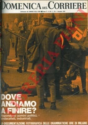 Dove andiamo a finire dopo i fatti di Milano ? …