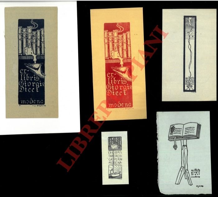 Due foglietti per G. Dieci, anni '20.