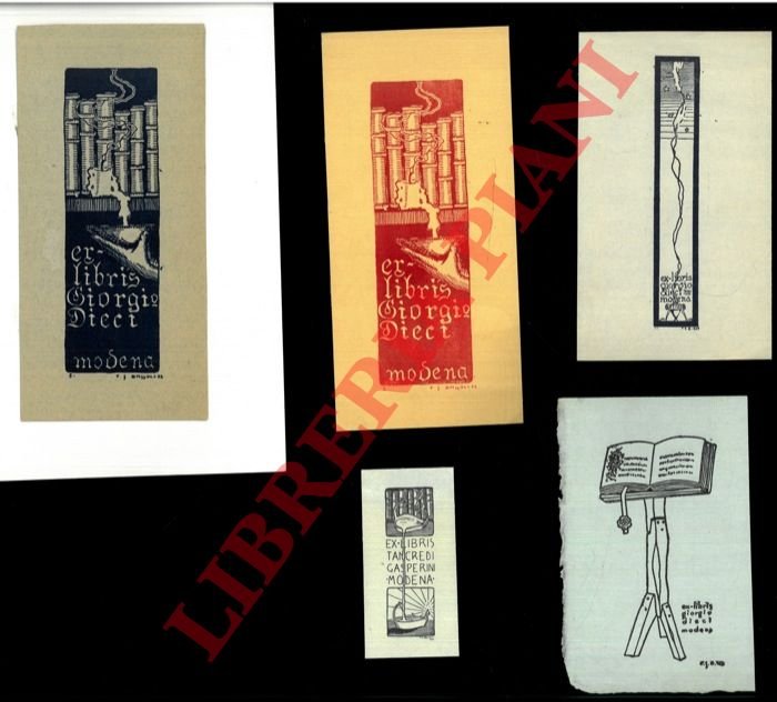 Due foglietti per G. Dieci, anni '20.