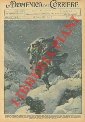 Due militi sorpresi da tormenta di neve al calar del …