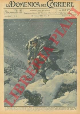 Due militi sorpresi da tormenta di neve al calar del …