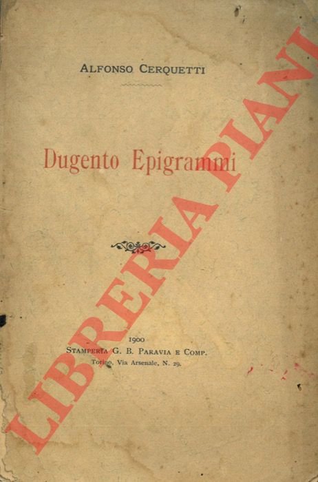 Dugento epigrammi.