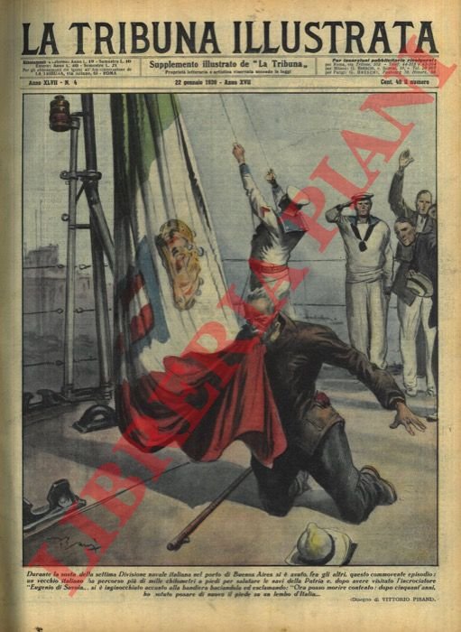 Durante la sosta della settima Divisione navale italiana nel porto … | Immagine Gallery 3