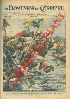 Durante le gare di nuoto si sfascia un palco e …