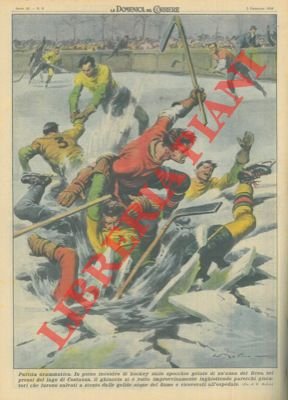 Durante un incontro di hockey sullo specchio gelato di un'ansa …