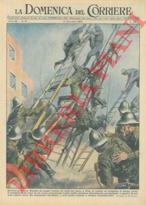 Durante un saggio tecnico dei vigili del fuoco, il ventaglio …