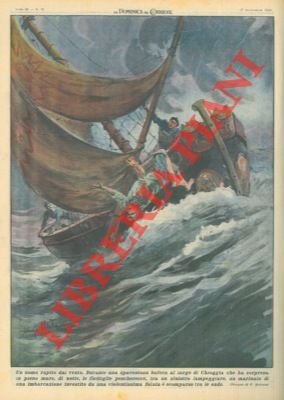 Durante una bufera, marinaio di un'imbarcazione investito da una violentissima …