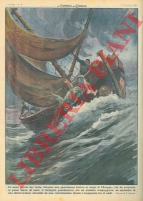 Durante una bufera, marinaio di un'imbarcazione investito da una violentissima …