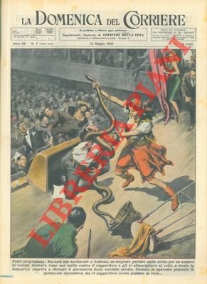 Durante uno spettacolo di varietà, un serpente portato sul palcoscenico, …