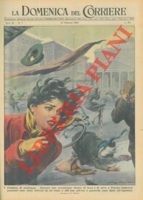 Eccezionale bufera di bora e di neve a Trieste.