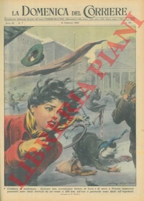 Eccezionale bufera di bora e di neve a Trieste.