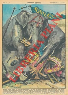 Elefanti appartenenti a un circo che lavora a Londra calpestano …