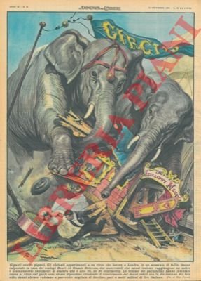 Elefanti appartenenti a un circo che lavora a Londra calpestano …