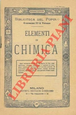 Elementi di chimica.