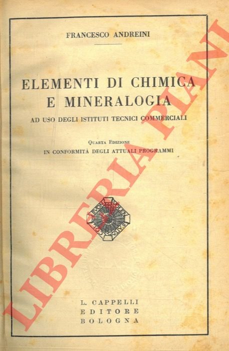 Elementi di chimica e mineralogia.
