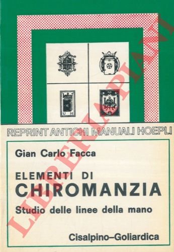 Elementi di chiromanzia (studio delle linee della mano).