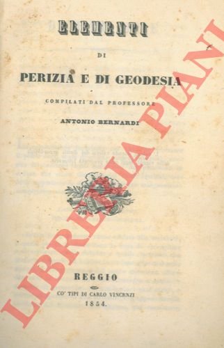 Elementi di perizia e di geodesia. | Immagine Gallery 3