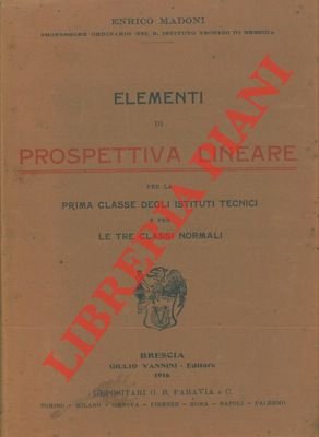 Elementi di prospettiva lineare.