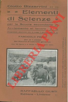 Elementi di scienze per le Scuole secondarie di Avviamento al …