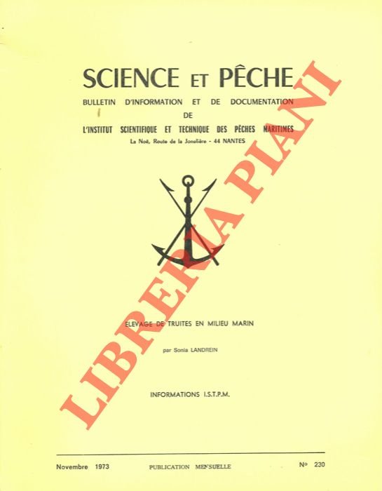 Elevage de truites en milieu marin.